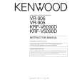 KENWOOD VR905 Manual de Usuario