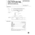KENWOOD CS7070B Manual de Servicio
