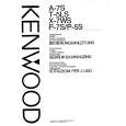 KENWOOD X7WS Manual de Usuario