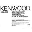 KENWOOD DPX600 Manual de Usuario