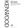 KENWOOD DP-8020 Manual de Usuario