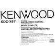 KENWOOD KDCX911 Manual de Usuario