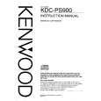 KENWOOD KDCPS900 Manual de Usuario