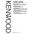 KENWOOD KGC9042 Manual de Usuario